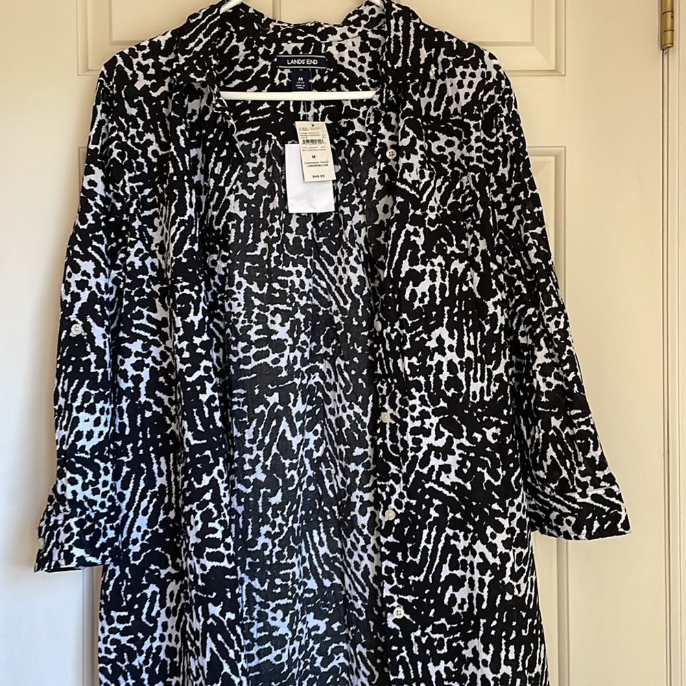 Land’s End Beach Cover-Up, size M. New with tags.